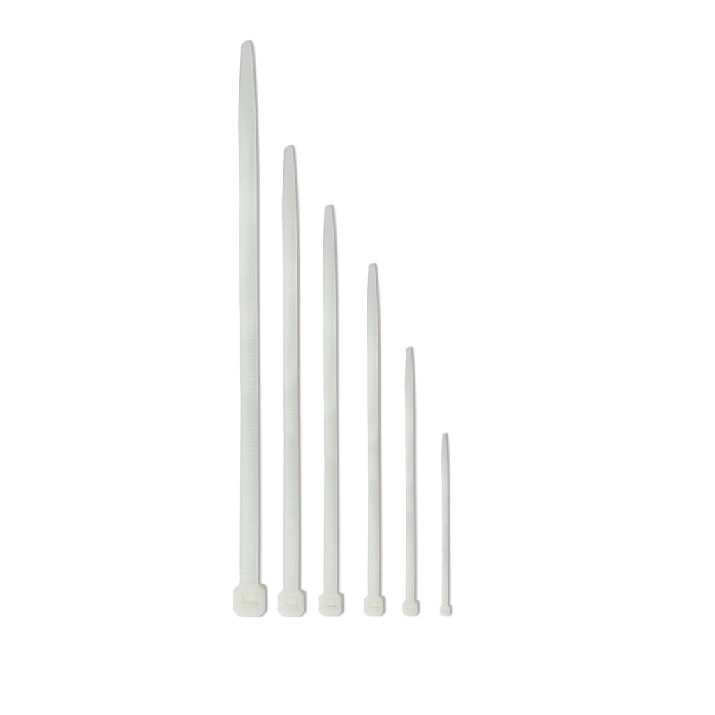 AMARRE PLASTICO 300X4.8MM BLANCO 100UND