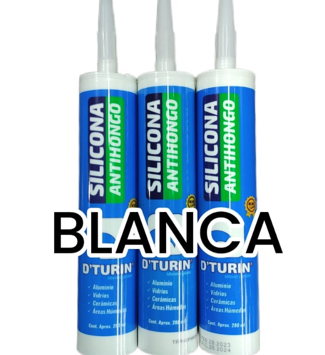 SILICONA BLANCA TUBO DTURIN