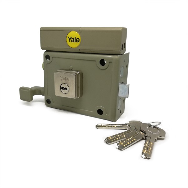 CERRADURA DE SOBREPONER 987 CON ALARMA DERECHA