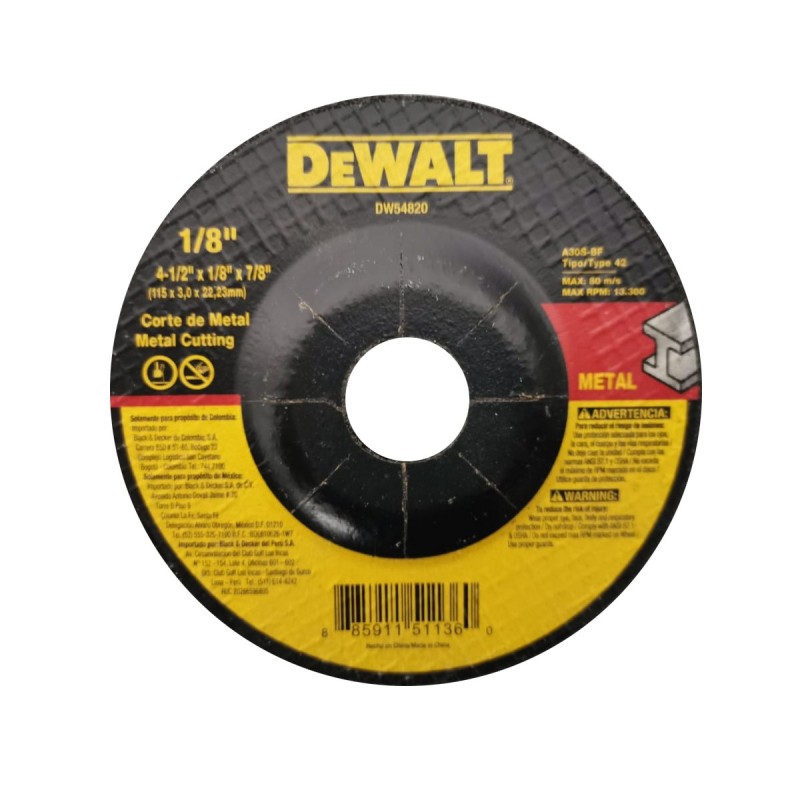 DISCO PARA PULIR 4'' DEWALT 