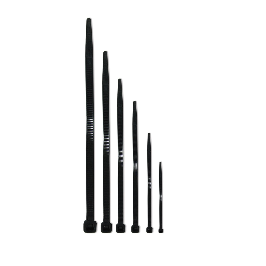 AMARRE PLASTICO 380X4.8MM NEGRO100UND VESTA