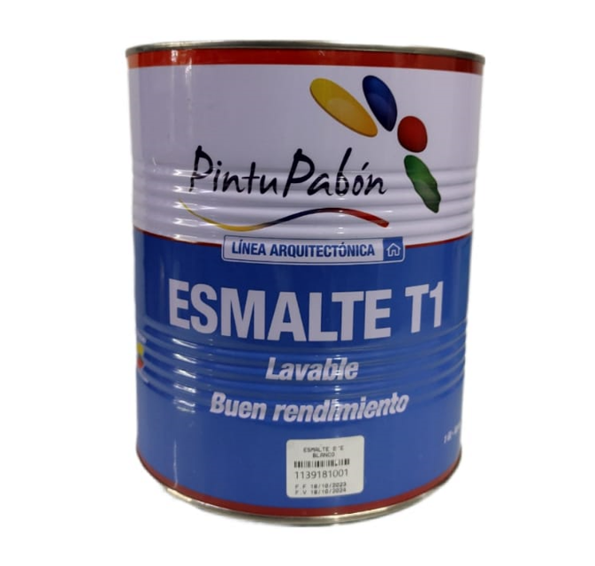 ESMALTE BLANCO BRILLANTE PINTU PABON GALON